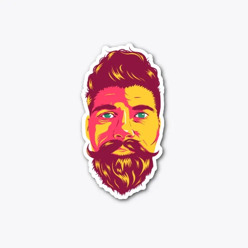 Cult Face Sticker