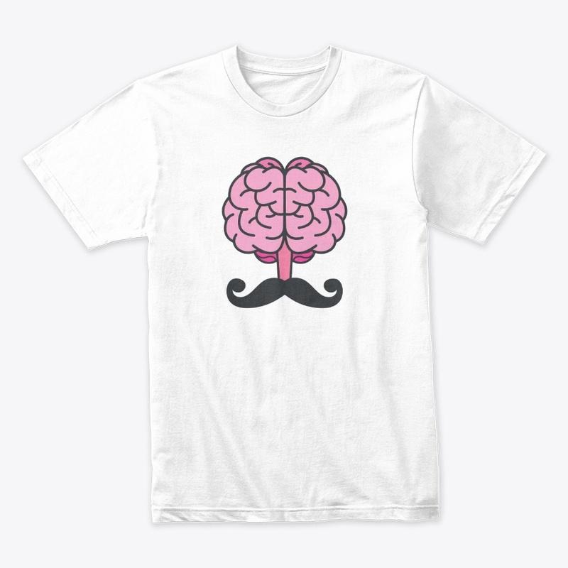 Brain Curly Stache