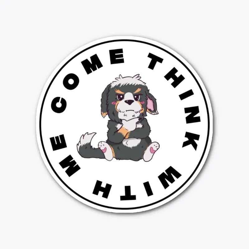 Theophilus Come Think Sticker 